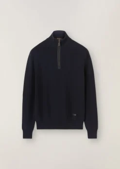 Pull A Col Partiellement Zippe Patton
